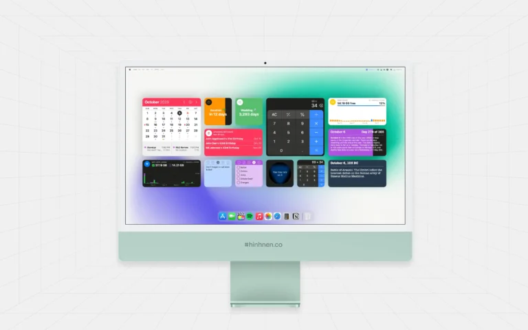 Lokera Widgets - ứng dụng tạo widget miễn phí trên MacOS